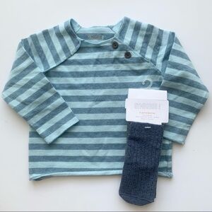 Gymboree Striped Shirt and Socks